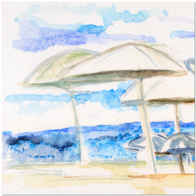 Umbrella By The Sea Placemats