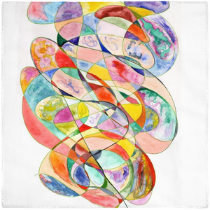 Elegant Abstract of Universe Within Scarf