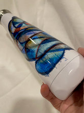 Load image into Gallery viewer, Elegant Universe in Blue Water Bottle
