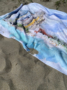 "Singer island" beach towel