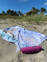 "Singer island" beach towel