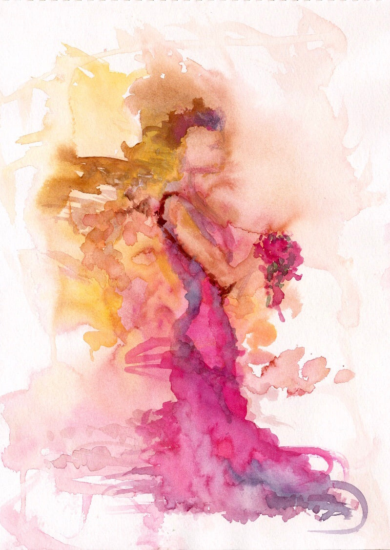 Pink Princess (Angel), Giclee on Canvas (2/99)