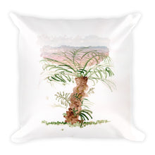 "Solo Bumpy Palm" Square Pillow