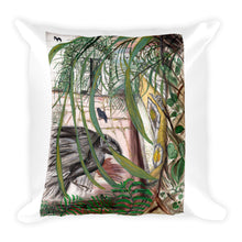 "Raven and the Mystical Door" Square Pillow