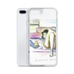 "Digital Warrior” with the World At Her Fingertips" iPhone Case