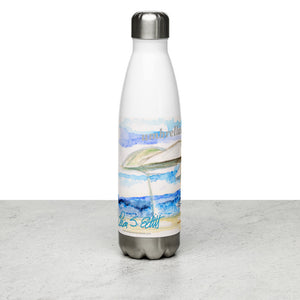 Umbrellas by the Sea Water Bottle