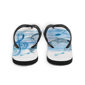 Flip-Flops "Dolphins of the Sea"