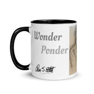 Wonder, Ponder, Discover the Universe Within 1.0 Mug with Black Inside